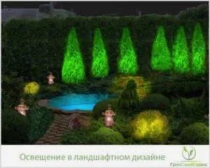 освещение в ландшафтном дизайне