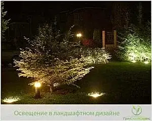 освещение в ландшафтном дизайне