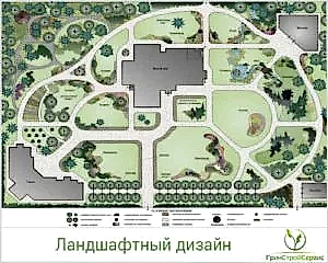 Генплан ландшафтный дизайн