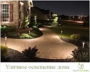 уличное освещение для загородного дома