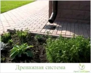 Дренажная система водоотведения на участке