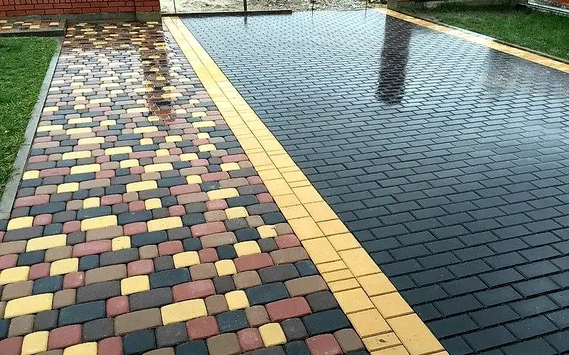 Укладка брусчатки и тротуарной плитки