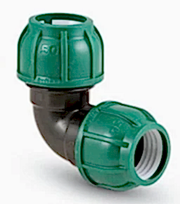 Отвод или колено компрессионное