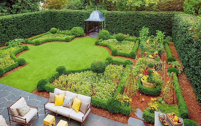 Ландшафтный дизайн садового участка 6 соток