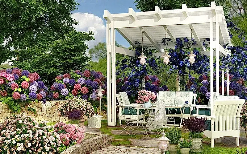 Ландшафтный дизайн в стиле Прованс