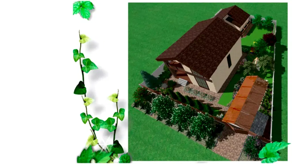 Ландшафтный проект частного дома